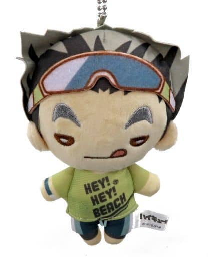Kotaro Bokuto Haikyu!! TO THE TOP Nitotan Beach Volleyball Plush Toy with Ball Chain Key Ring [USED]