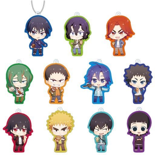 Shunsuke Imaizumi, etc. Yowamushi Pedal GLORY LINE Trading Chibi Chara Part 2 Acrylic Keychain Ver.B Tobu Zoological Park Collaboration All 11 Types Set Key Ring [USED]