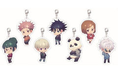 Nobara Kugisaki, etc. Jujutsu Kaisen Trading Acrylic Stand Key Chain Hoodie Ver. Marui Branch Office Limited All 7 Types Set Key Ring [USED]