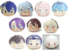 Mikazuki Munechika, etc. Wanpaku! Touken Ranbu Omanjuu Niginigi Mascot Part 1 of 1 All 10 Types Set Key Ring [USED]