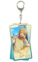 Aira Shiratori Ensemble Stars! Double-Sided Acrylic Key Chain B Ver.3 China Limited Key Ring [USED]