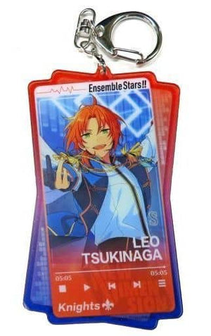 Leo Tsukinaga Ensemble Stars! Double-Sided Acrylic Key Chain C Ver.3 China Limited Key Ring [USED]