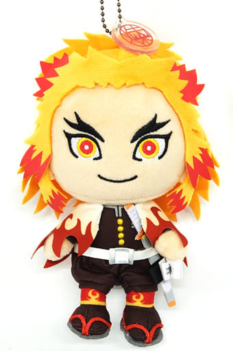 Kyojuro Rengoku Demon Slayer: Kimetsu no Yaiba Plush Key Chain Universal Studios Japan 2021 Limited Key Ring [USED]