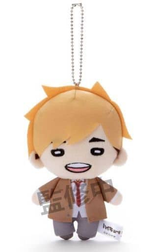 Miya Atsumu Haikyu!! TO THE TOP Nitotan Inarizaki High School Uniform Plush Toy with Ball Chain Key Ring [USED]