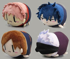 Yuji Itadori, etc. Jujutsu Kaisen Mugyutto Mascot Vol.1 All 4 Types Set Key Ring [USED]