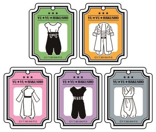 Hiei, etc. Yu Yu Hakusho Motif Acrylic Charm Collection All 5 Types Set Charm [USED]