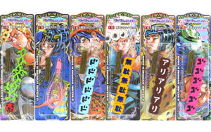 JoJo's Bizarre Adventure: Golden Wind Ichiban Kuji Mobile Strap Prize E All 6 Types Set Key Ring [USED]