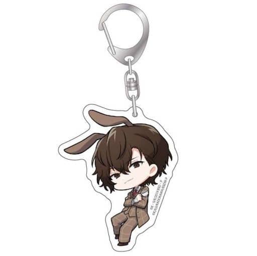 Osamu Dazai Bungo Stray Dogs Deformed Acrylic Key Chain Key Ring [USED]