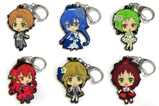 Rudeus Greyrat, etc. Mushoku Tensei: Jobless Reincarnation Kuji Rubber Keychain Rubber Keychain Prize All 6 Types Set Key Ring [USED]