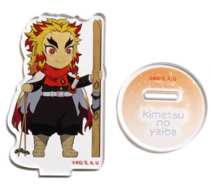 Kyojuro Rengoku Demon Slayer: Kimetsu no Yaiba Random Acrylic Mascot Key Ring [USED]