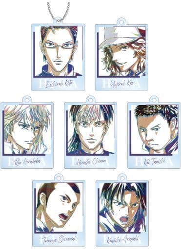 Eishiro Kite, etc. The New Prince of Tennis Ani-Art Higa Trading Acrylic Stand Key Chain Part 2 All 7 Types Set Key Ring [USED]