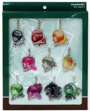 Mikasa Ackerman, etc. Attack on Titan Collectible Charm 2020 Ver. Universal Studios Japan Limited All 10 Types Set Charm [USED]