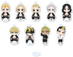 Chifuyu Matsuno, etc. Tokyo Revengers Marutto Stand Key Chain 02 Part 2 All 9 Types Set Key Ring [USED]