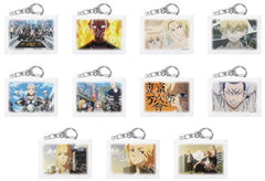 Takemichi Hanagaki, etc. Tokyo Revengers Miniature Canvas Key Chain 01 Part 1 All 11 Types Set Key Ring [USED]