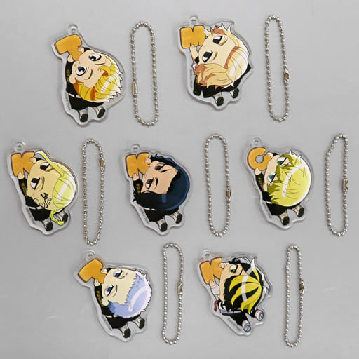 Chifuyu Matsuno, etc. Tokyo Revengers Kapurikko Acrylic Key Chain Collection All 7 Types Set Key Ring [USED]