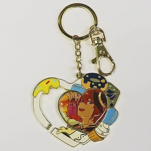 Tsukasa Suo Ensemble Stars! Heart-Shaped Metal Keychain B-Box China Limited Key Ring [USED]