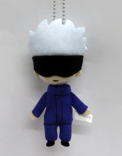 Satoru Gojo Jujutsu Kaisen TORUPAKA! Plush Mascot Sugar Pouch Key Ring [USED]