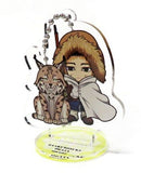 Hyakunosuke Ogata Golden Kamuy Deformed Character Trading Acrylic Stand Key Chain Universal Limited Key Ring [USED]