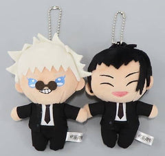 Satoru Gojo Suguru Getou Suit Jujutsu Kaisen Plush Mascot Set of 2 Key Ring [USED]