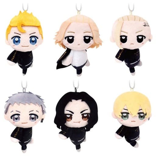 Takemichi Hanagaki, etc. Tokyo Revengers Tetecolle All 6 Types Set Key Ring [USED]