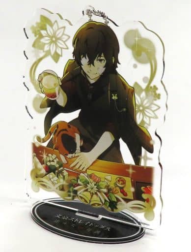 Osamu Dazai Nativity of The Lights Bungo Stray Dogs Stray Dog Mysterious Story Life Size Acrylic Stand Key Chain A Key Ring [USED]