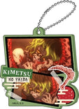 Gyuutarou Demon Slayer: Kimetsu no Yaiba Collage Acrylic Key Chain Key Ring [USED]