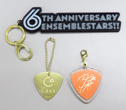 Leo Tsukinaga Ensemble Stars!! Anniversary Rock Pick Charm Key Ring [USED]