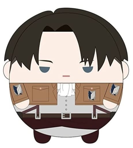 Levi Ackerman Attack on Titan Fluffy Kororin 2 Key Ring [USED]