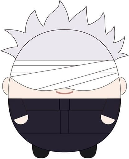 Satoru Gojo Jujutsu Kaisen 0 Fluffy Kororin Key Ring [USED]