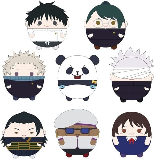 Yuta Okkotsu, etc. Jujutsu Kaisen 0 Fluffy Kororin All 8 Types Set Key Ring [USED]