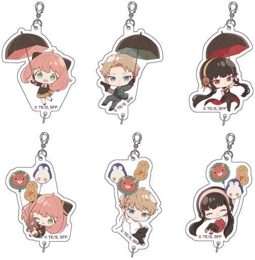 Anya Forger, etc. SPY x FAMILY Connect! Acrylic Charm Vol.1 All 6 Types Set Charm [USED]