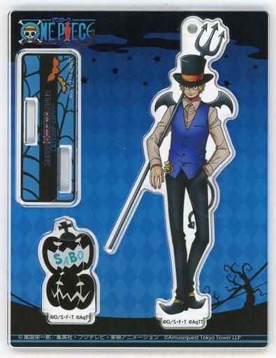 Sabo One Piece Acrylic Stand Charm Halloween 2019 Tokyo One Piece Tower Limited Charm [USED]