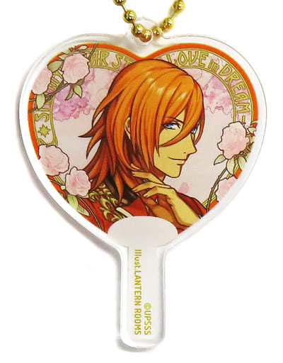 Ren Jinguji Uta no Prince Sama Trading Mini Uchiwa Mascot SHINING STAR STAGE -LOVE in DREAM- Limited Key Ring [USED]