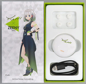 YuNi Vtuber X Zeeny Anc Original Collaboration Wireless Earphones Earphones [USED]