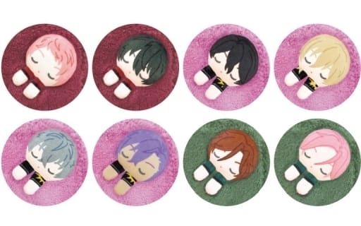 Mika Kagehira, etc. Ensemble Stars!! Fuwasuya Mascot Vol.2 All 8 Types Set Key Ring [USED]