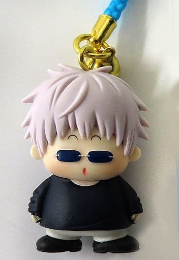 Satoru Gojo Casual Ver. Jujutsu Kaisen Fancy Characters Netsuke Mascot 2 Key Ring [USED]