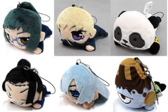 Toge Inumaki, etc. Jujutsu Kaisen Lying Plush Toy Petit Vol.2 All 6 Types Set Key Ring [USED]