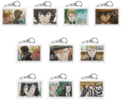 Chuuya Nakahara, etc. Bungo Stray Dogs Miniature Canvas Key Chain Part 1 All 10 Types Set Key Ring [USED]