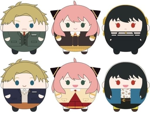 Anya Forger, etc. SPY x FAMILY Fluffy Kororin All 6 Types Set Key Ring [USED]