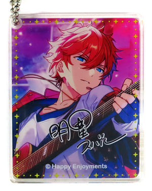 Subaru Akehoshi Ensemble Stars! Trading Acrylic Plate Key Chain Group A Animate Cafeoperated by Youme Cafe Limited Key Ring [USED]