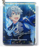 Sena Izumi Ensemble Stars! Trading Acrylic Plate Key Chain Group B Animate Cafeoperated by Youme Cafe Limited Key Ring [USED]