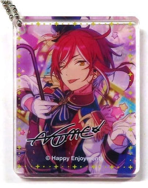 Natsume Sakasaki Ensemble Stars! Trading Acrylic Plate Key Chain Group B Animate Cafeoperated by Youme Cafe Limited Key Ring [USED]