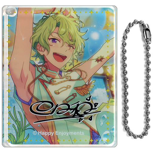 Hiyori Tomoe Ensemble Stars!! Trading Acrylic Plate Keychain Group C animate Cafe Operated By Youme Cafe Limited Overseas Limited Key Ring [USED]