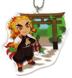 Kyojuro Rengoku Demon Slayer: Kimetsu no Yaiba Local Illustration Tokyo Acrylic Charms Total Concentration Exhibition Mugen Train & Entertainment District Arc Tokyo Venue Limited Charm [USED]