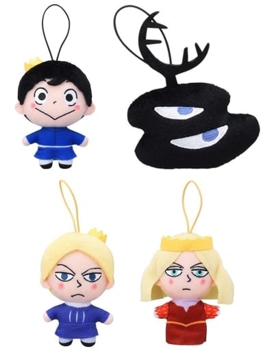 Bojji, etc. Ranking of Kings More Plus Mascot All 4 Types Set Key Ring [USED]