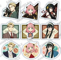 Anya Forger, etc. SPY x FAMILY Acrylic Strap All 9 Types Set Key Ring [USED]