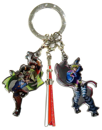 Joseph Joestar Caesar Anthonio Zeppeli JoJo's Bizarre Adventure Triple Key Holder JOJOTREE TOKYO SKYTREE Limited Key Ring [USED]