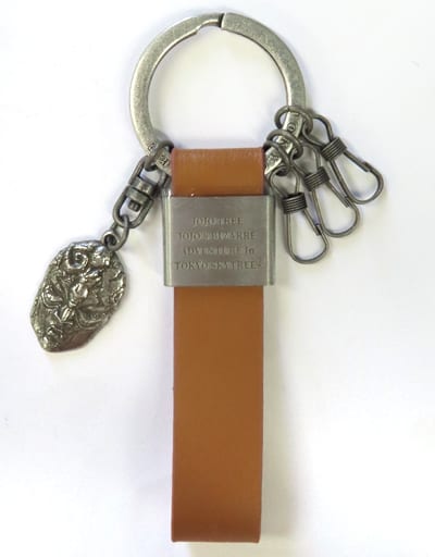Stone Mask JoJo's Bizarre Adventure Genuine Leather Keychain JOJOTREE TOKYO SKYTREE Limited Key Ring [USED]