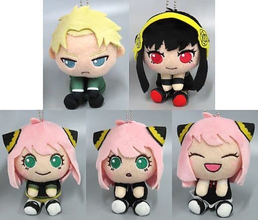 Anya Forger, etc. SPY x FAMILY &You More Plus Mascot Vol.1 All 5 Types Set Key Ring [USED]