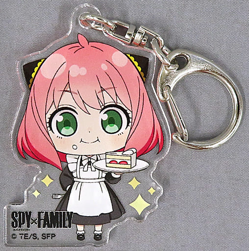 Anya Forger SPY x FAMILY Trading Acrylic Keychains Chugai Grace Cafe Limited Key Ring [USED]
